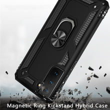 For Samsung Galaxy S22 Ultra Magnetic Ring Kickstand Hybrid Sturdy Case Cover