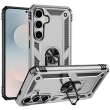 For Samsung S25 FE Case Ring Holder Phone Cover with Kickstand + Tempered Glass