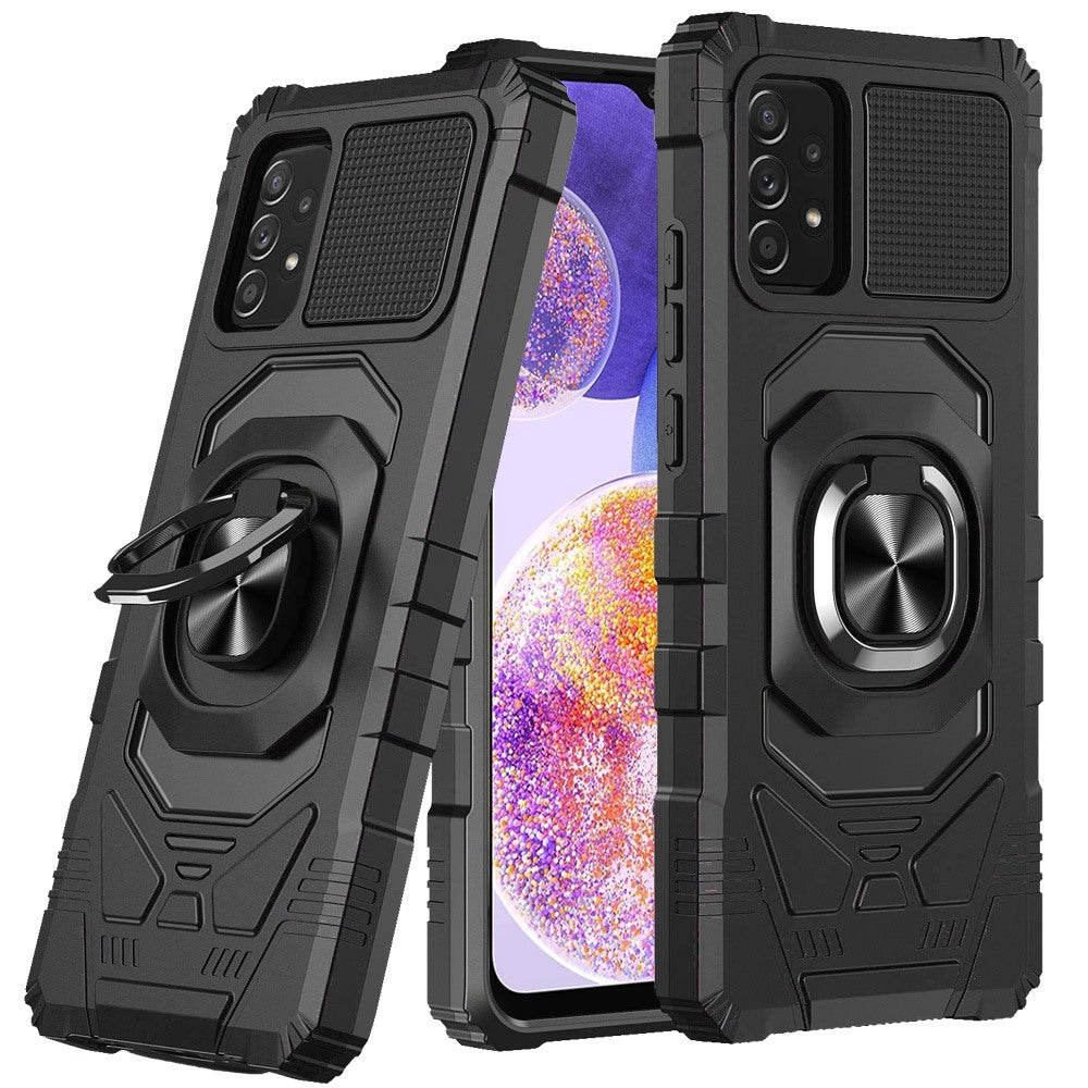 For Samsung A23 5G 4G Case Shockproof Dual Layer Magnetic RingStand Hybrid Cover