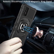 For Samsung A53 5G Robotic Hybrid with Magnetic Ring Stand Case Cover