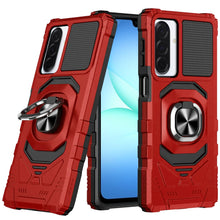 For Samsung A17 5G Case Shockproof Dual Layer with Ring Stand + Tempered Glass