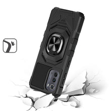 For Motorola Edge 2022 Case Robotic Shockproof Dual Layer Magnetic Ring Stand