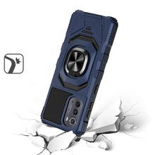 For Motorola Edge 2022 Case Robotic Shockproof Dual Layer Magnetic Ring Stand