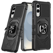 For Samsung S25 Edge Case Shockproof Dual Layer RingStand Hybrid +Tempered Glass