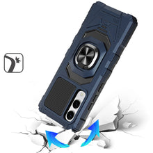 For Samsung S25 Edge Case Shockproof Dual Layer RingStand Hybrid +Tempered Glass