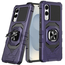 For Samsung S25 Edge Case Shockproof Dual Layer RingStand Hybrid +Tempered Glass