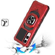 For Samsung S25 Edge Case Shockproof Dual Layer RingStand Hybrid +Tempered Glass