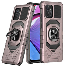 For Moto G Power 5G 2023 Case Robotic Shockproof Dual Layer Magnetic Ring Stand