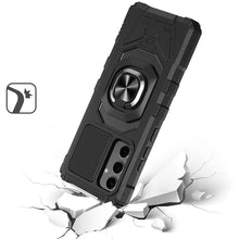 For Samsung Galaxy S24 FE Case Shockproof Dual Layer Magnetic Ring Stand Cover