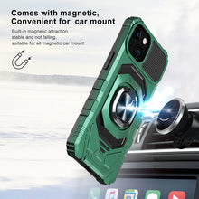 For iPhone 14 PRO Case Robotic Shockproof Dual Layer Magnetic Ring Stand Cover