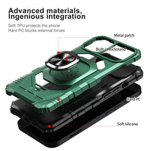 For iPhone 14 PRO Case Robotic Shockproof Dual Layer Magnetic Ring Stand Cover