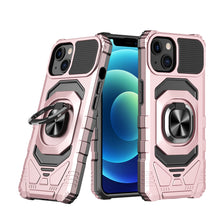 For iPhone 14 PRO Case Robotic Shockproof Dual Layer Magnetic Ring Stand Cover