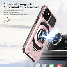 For iPhone 14 PRO Case Robotic Shockproof Dual Layer Magnetic Ring Stand Cover