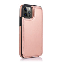 For iPhone 14 PRO Case Vegan Leather Side Button Phone Wallet with Card Holder