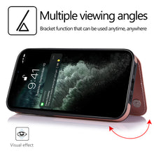 For iPhone 14 PRO Case Vegan Leather Side Button Phone Wallet with Card Holder