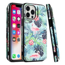 For iPhone 14 PRO Case Vegan Leather Side Button Phone Wallet with Card Holder