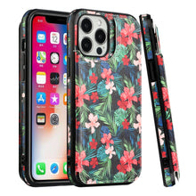 For iPhone 14 PRO Case Vegan Leather Side Button Phone Wallet with Card Holder