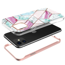 For iPhone 13 PRO Case In Mold Design Electroplated 2 Piece Hybrid Phone Cover