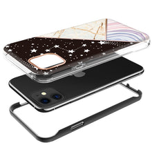 For iPhone 13 PRO Case In Mold Design Electroplated 2 Piece Hybrid Phone Cover