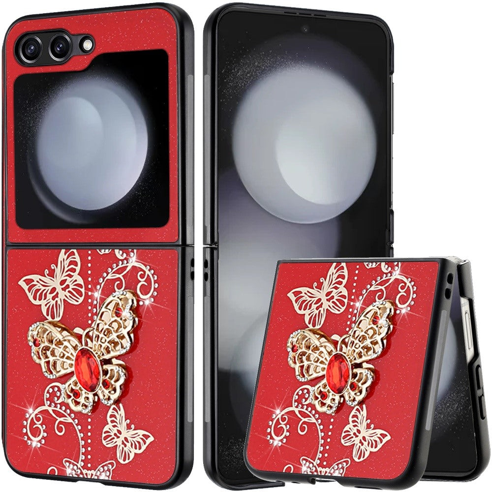 For Samsung Galaxy Z Flip 6 Case Diamond Glitter Charms Bling Fashion Cover