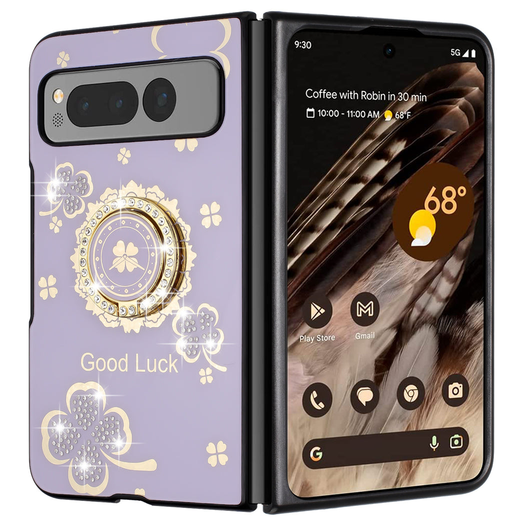 For Samsung Galaxy Z Fold 6 Case Diamond Glitter Charms Bling Fashion Cover