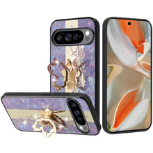 For Google Pixel 10 Pro XL Case Rhinestone Bling Decor Glitter + Tempered Glass