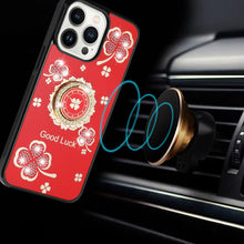 For iPhone 15 Pro Max Case Rhinestone Bling Decor Glitter + 2 Tempered Glass