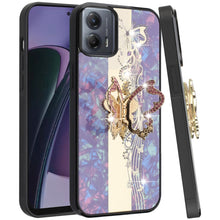 For Moto G Stylus 5G 2024 Case Diamond Charm Glitter Bling Cover +Tempered Glass