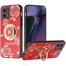 For Moto G Stylus 5G 2024 Case Diamond Charm Glitter Bling Cover +Tempered Glass