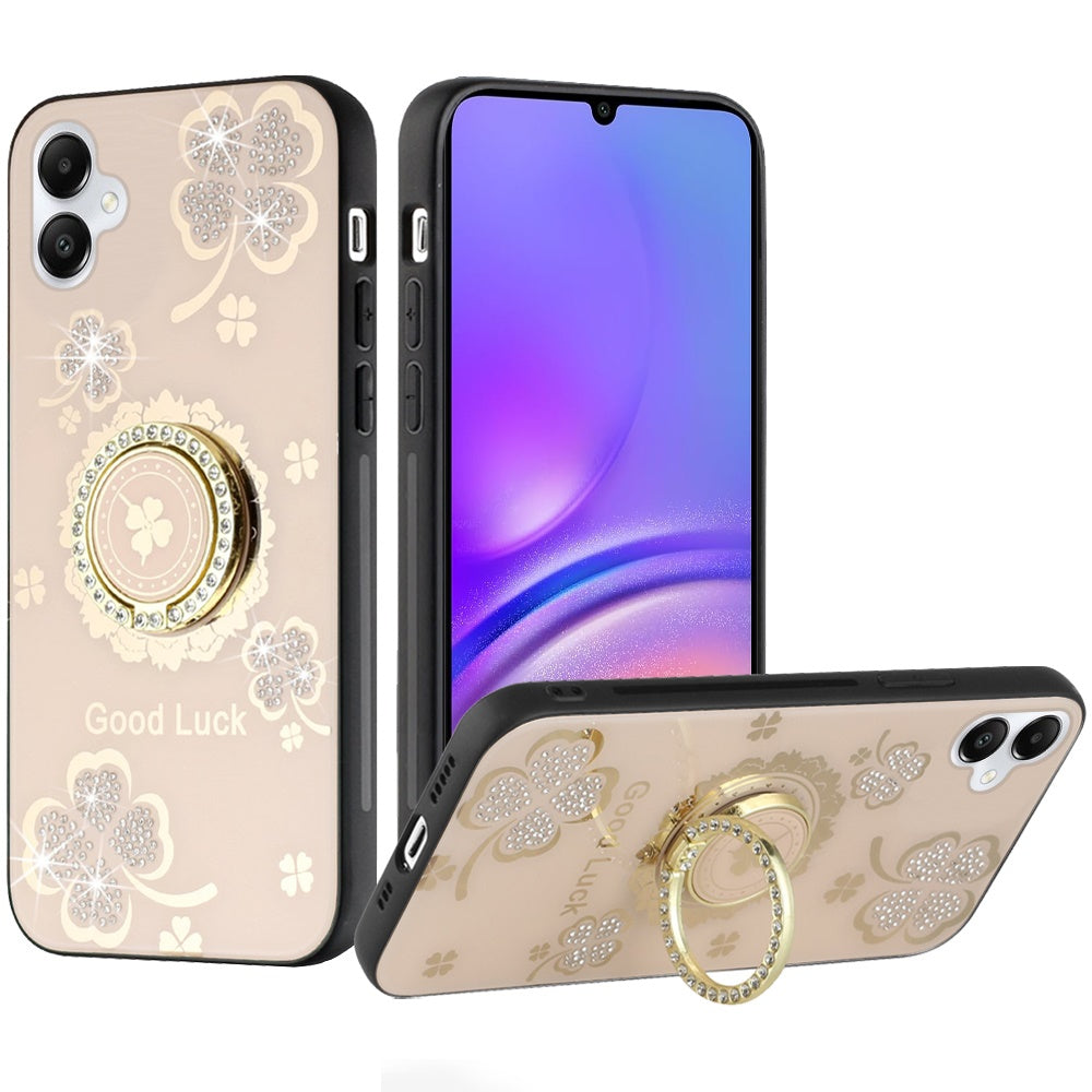 For Samsung Galaxy A06 Case Diamond Charms Glitter Bling Fashion Phone Cover