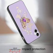 For Samsung Galaxy A06 Case Diamond Charms Glitter Bling Fashion Phone Cover