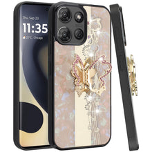 For Motorola Edge 2025 Case Rhinestone Bling Decor with Glitter Phone Cover