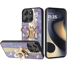 For Motorola Edge 2025 Case Rhinestone Bling Decor with Glitter Phone Cover