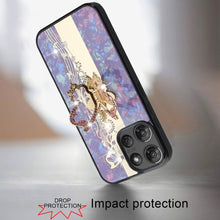 For Motorola Edge 2025 Case Rhinestone Bling Decor with Glitter Phone Cover