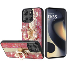 For Motorola Edge 2025 Case Rhinestone Bling Decor with Glitter Phone Cover