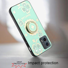 For Moto G Power 5G 2024 Case Diamond Charms Glitter Bling Cover +Tempered Glass