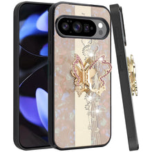 For Google Pixel 10/10 Pro Case Rhinestone Bling Glitter Cover + Tempered Glass