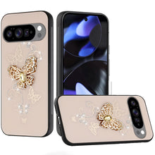 For Google Pixel 10/10 Pro Case Rhinestone Bling Glitter Cover + Tempered Glass