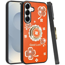 For Samsung S26 6.3" Case Rhinestone Bling Decor Glitter Cover + Tempered Glass