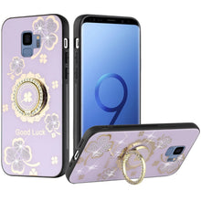 For Samsung S9 5.8" Case Diamond Charms Glitter Bling Fashion Phone Cover