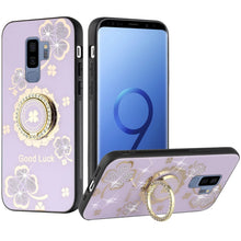 For Samsung S9 Plus 6.2" Case Diamond Charms Glitter Bling Fashion Phone Cover