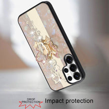 For Samsung S26 Ultra Case Rhinestone Bling Decor Glitter Cover + Tempered Glass