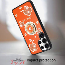 For Samsung S26 Ultra Case Rhinestone Bling Decor Glitter Cover + Tempered Glass