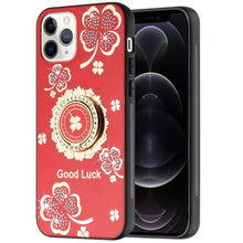 For iPhone 12 Pro Max Case Rhinestone Bling Decor Glitter Cover + Tempered Glass
