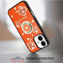 For iPhone 17 Case Rhinestone Bling Decor Glitter Phone Cover + Tempered Glass