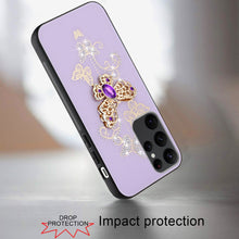 For Samsung S23 Ultra Case Faux Diamond Charms Glitter Bling Fashion Phone Cover