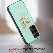 For Samsung S23 Plus Case Faux Diamond Charms Glitter Bling Fashion Phone Cover