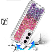 For Samsung S24+/S25+ Case Epoxy Glitter 3in1 Shockproof Cover + Tempered Glass