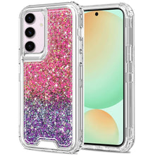 For Samsung Galaxy S24 FE Case Epoxy Glitter 3in1 Shockproof Hybrid Phone Cover