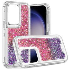 For Samsung Galaxy S24+ Plus Case Epoxy Glitter 3in1 Shockproof Hybrid Cover